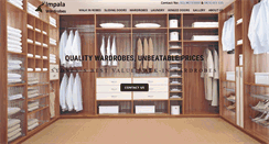 Desktop Screenshot of impalawardrobes.com